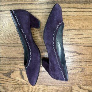 Magli Purple Velvet vintage Flats